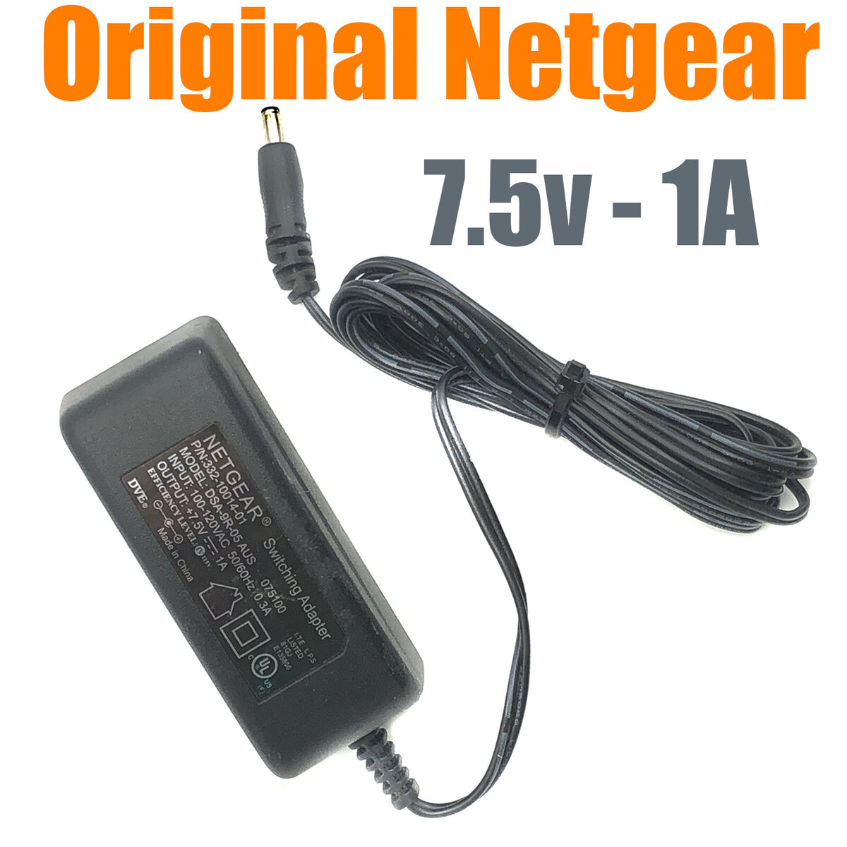 *Brand NEW*Genuine Netgear Switching 7.5V 1A AC Adapter DSA-9R-05 AUS 332-10014-01 Power Supply